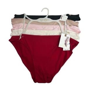 Jessica Simpson Women’s Ultra Flirty Bikini Fit Sz XL Pkg/5 Multi Colors - Picture 1 of 8