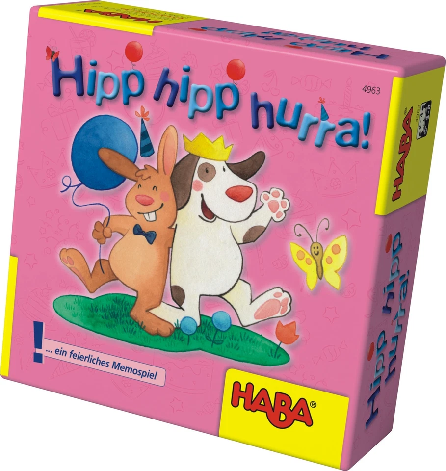 GW32d3 HABA 4963 - Hipp Hipp hurra, Memospiel - Bild 1 von 1