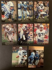 1996 Upper Deck Silver Collection Indianapolis Colts Team Set 8 Cards - Bild 1 von 1