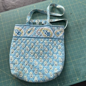 Vera Bradley BERMUDA BLAU MITTELGROß SCHULTERTASCHE HANDTASCHE  - Bild 1 von 9