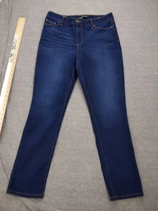 Bandolino Amy Jeans Womens 12 Modern Straight Deluxe Stretch Tummy Slimming Deni - Picture 1 of 15