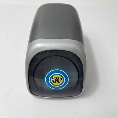 Staples Grey Push Dispenser 10x6x6 30 CD Sleeves Durable Heavy Base Office Music - Image 1 of 4