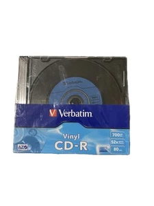 10 PZ CD-R VERBATIM VINYL in slim case 52x vinile 10 pezzi 43426 cdr cd -r - Foto 1 di 2