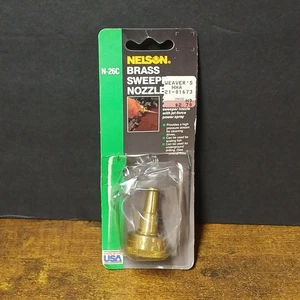 Nelson 2" Brass Sweeper Nozzle, N-26C, NOB - Picture 1 of 3