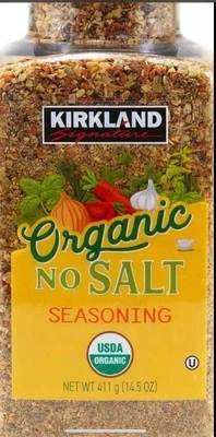 Kirkland Signature sin condimento de sal USDA orgánico, 14,5 onzas Foto 1 de 2