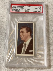 1955 Barbers Tea Cinema & TV Star #12 Howard Keel PSA 6 Graded Slabbed Card - Bild 1 von 7
