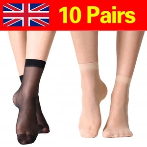 10 pares de calcetines tobilleros para damas calcetines cómodos suaves comodosos - Imagen 1 de 13