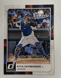 2016 Donruss Kyle Schwarber The Rookies #TR1 Chicago Cubs Philadelphia Phillies - Picture 1 of 2