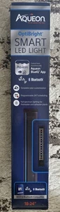 Aqueon OptiBright Smart LED Light Fixture Wi-Fi Bluetooth fresh/saltwater 18-24” - Picture 1 of 2