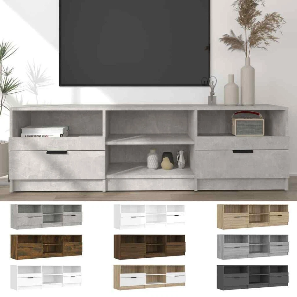 TV Schrank Holzwerkstoff Fernsehschrank Hifi Lowboard mehr Auswahl vidaXL - Bild 1 von 1