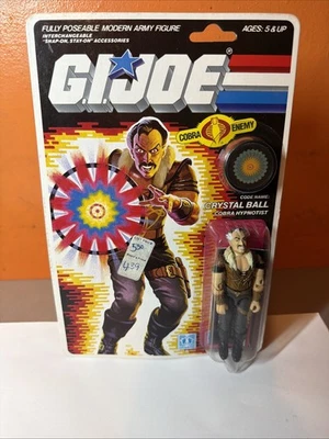 Crystal Ball G.I. Joe  W/ 34 Cardback 1987 Hasbro Vintage Action Figure MOC NEW - Image 1 of 4