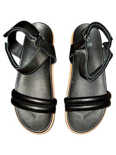 PUMA Sandali in pelle regolabili idrorepellenti Cougar Nolo nero pescatore taglia 10