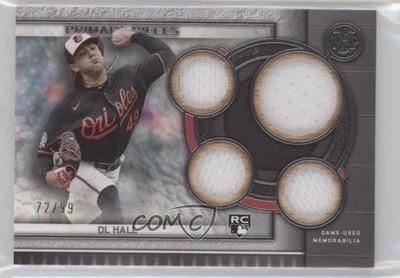 2023 Topps Museum Collection /99 DL Hall #SPPPQR-DH Rookie RC - Image 1 of 2