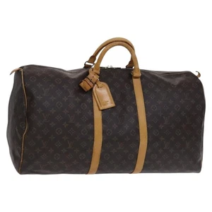 LOUIS VUITTON Monogram Keepall 60 Boston Bag M41422 LV Auth BD700 - Bild 1 von 22