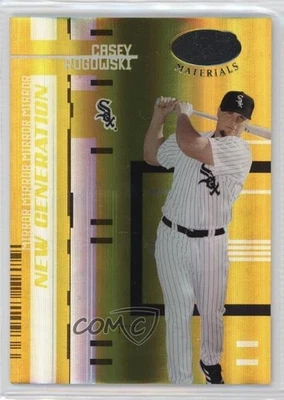 2005 Leaf Certified Materials Mirror Gold /25 Casey Rogowski #204 Rookie RC - Image 1 of 2