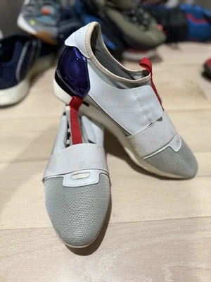 Balenciaga Race Runner Men's Leather Sneakers Size 10.5-11 (Couldn’t Find Size) - Image 1 of 4