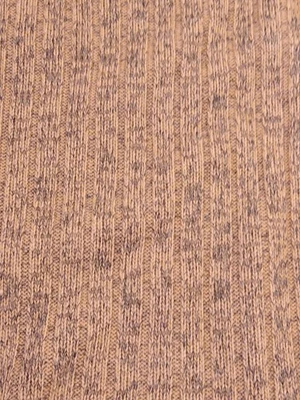 SWEATER KNIT FABRIC orange black ribbed material lightweight SILK BLEND 2+ yd - Image 1 of 4