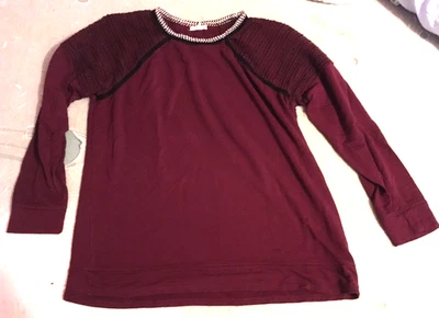 Sudadera Pullover Mujer XL Granate, Marca Maurices, Fecha 2019, Mezcla Rayón Foto 1 de 3