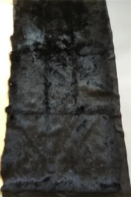 Manta de piel de conejo real alfombra de piel entera piel piel piel piel 1,8'x3,3' Foto 1 de 4