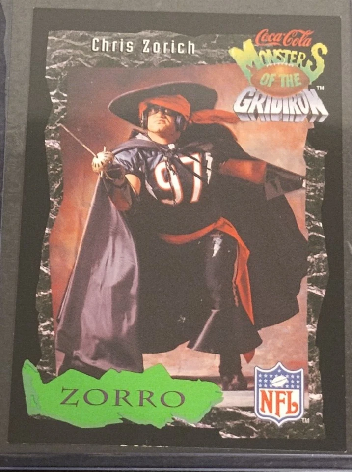 1994 Classic Pro Line Live Coca-Cola Monsters of the Gridiron - #5 Chris Zorich - Image 1 of 2