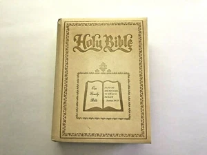 Vintage Family Record Holy Bible Red Letter King James Old & New Testament - Picture 1 of 11