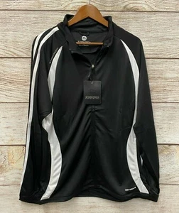 Stormtech Track Jacket Mens Size XLarge Black & White Dry Tech Track Jacket New - Picture 1 of 4