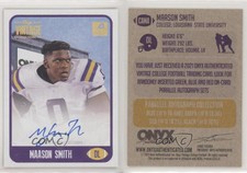 2021 Onyx Vintage College Auto Blue Ink /400 Maason Smith #CAMA Auto