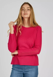 UVP 59.99 Rabe Damen-Pullover, Struktur-Design, Hochwertige Qualität, Rot - Bild 1 von 13