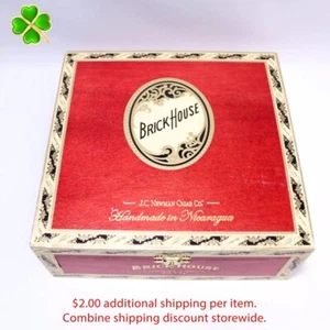 Brick House Corona Larga Empty Wood Cigar Box 7.5" x 7.5" x 2.75" - Picture 1 of 10