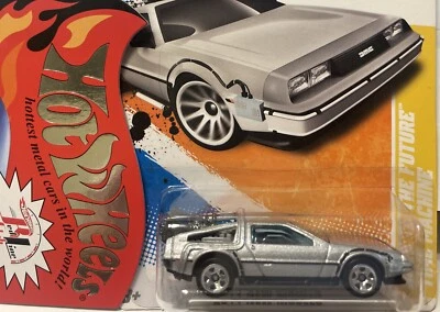 Hot Wheels 2011 Back to the Future Time Machine ERROR/ Varai- 🔥 5 Spoke RARE 🔥 - Image 1 of 4
