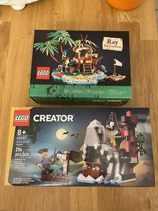LEGO 40566: Ray The Castaway - 40597 Scary Pirate Island New GWP - Picture 1 of 2