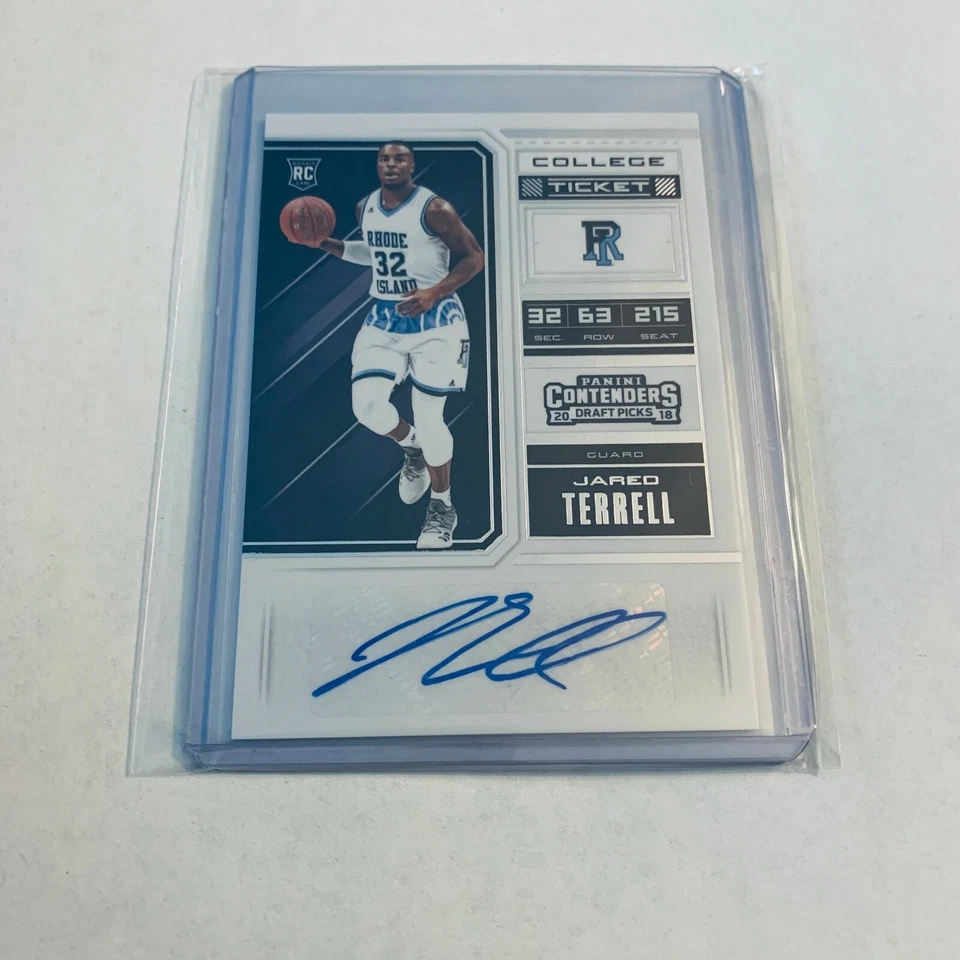 F78882 2018-19 Panini Contenders Draft Picks #99 Jared Terrell AUTO RC - Image 1 of 1