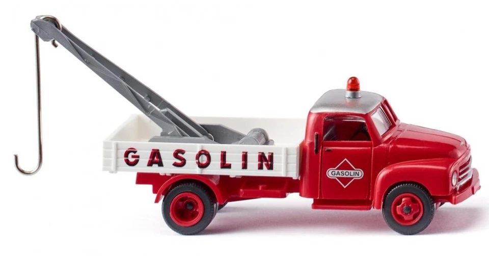 WIKING - Camion di recupero rosso e bianco - OPEL blitz Gasolin - 1/87 - WIK0... - Immagine 1 di 1