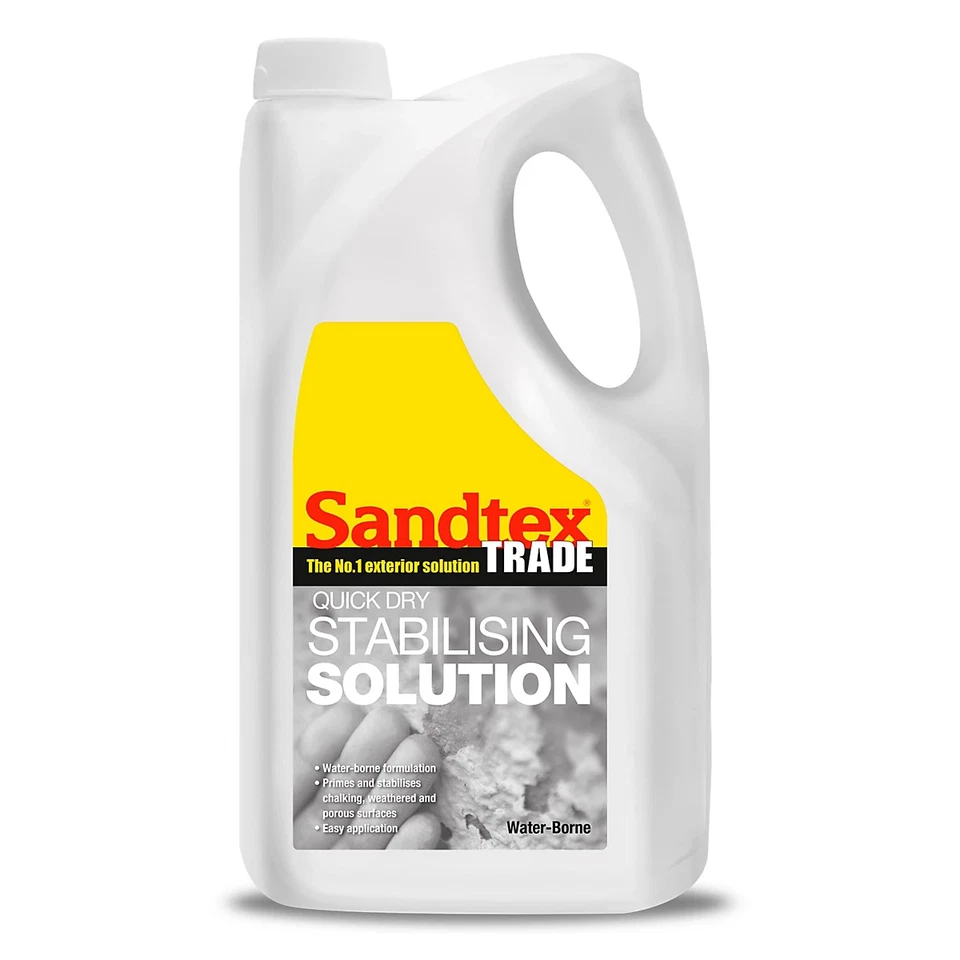 Sandtex Trade Exterior Water Based Stabilising Solution Clear 5L - Image 1 of 1