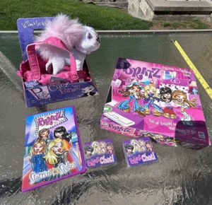 Lotto Bratz anni 2000 gioco DVD Petz Cat Purse Chatz Cards Y2K MGA pacchetto ragazze regalo - Foto 1 di 24