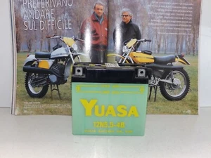 MOTORCYCLE SCOOTER - VESPA - YUASA 12N 5.5A BATTERY - 4B DRY CHARGE - Picture 1 of 3