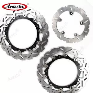 Rotor de disco de freno delantero trasero Arashi Fit BMW K1600GT 2018 K1300R ABS 2008-2014 - Imagen 1 de 15