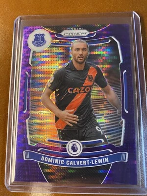 2021-22  Prizm Premier League Soccer Purple Pulsar Dominic Calvert Lewin /99 - Image 1 of 2