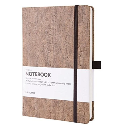  Thick Notebook - Eco-Friendly Hardcover Writing Notebook with Pen Natural Cork - Image 1 of 4