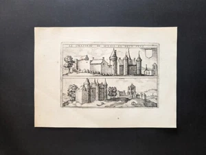 Château d'Ardenne, Topographie Claude Chastillon, Stampa 1641 - Bild 1 von 8