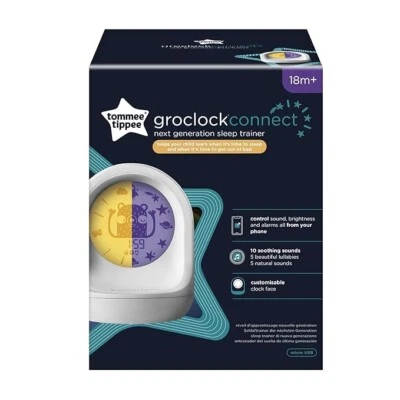 Tommee Tippee Sleep Trainer Clock  Sleeping Aid & Nightlight for Children NWB - Image 1 of 4