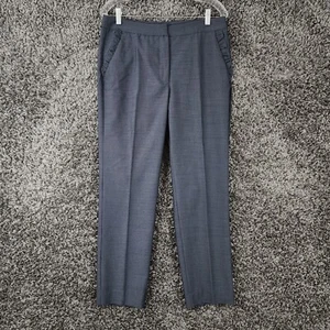 Zara Womens Blue Chino Straight Leg Dress Pants Size L - Picture 1 of 8