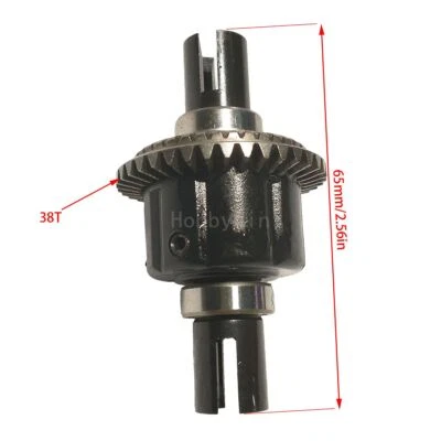 HSP part 60045 Front Rear Differential Gear Set 38T for 1/8 Brushless RC Vehicle - Image 1 of 4