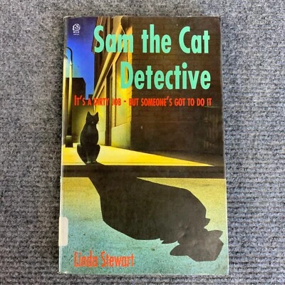 Sam the Detective Cat Linda Stewart 1994 1st UK Edition Childrens Mystery - Image 1 of 4
