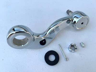 1963-1964 Chevrolet Impala Biscayne Bel Air Manual Steering Pitman Arm / CHROME - Image 1 of 2