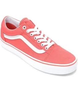 Vans Old Skool Deep Sea Coral White Suede Skateschuhe Herren / Damen Größe Neu - Bild 1 von 6