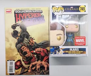 Funko POP! Figura de vinilo Marvel Eternals Ikaris #745 y paquete de cómics Marvel - Imagen 1 de 7