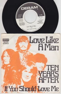 TEN YEARS AFTER * UK BLUES PSYCH FREAKBEAT * 1970 GERMANY PROMO 45 * Listen! - Picture 1 of 2