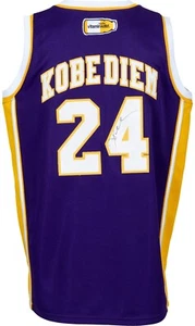 Kobe Bryant "Kobe Diem" Signed Los Angeles Lakers Jersey PSA DNA & Beckett COA - Picture 1 of 6