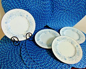 WEDGEWOOD 'BELLE FLEUR' FOUR (4) SALAD PLATES 8" PERFECT-NO ORIGINAL BOXES - Picture 1 of 11